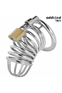 Cella metallica per pene Addicted Toys Locked - Iron Cell taglia M - foto 2 di 7