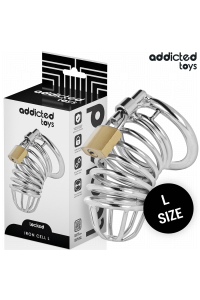 Cella di castità in metallo Addicted Toys Locked - Iron Cell 5 cm Taglia L - foto 1 di 7