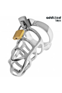 Cage per pene in metallo Silver Lock Addicted Toys - foto 2 di 7