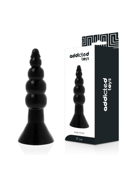 Plug anale 17 cm Nero Addicted Toys - foto 1 di 4