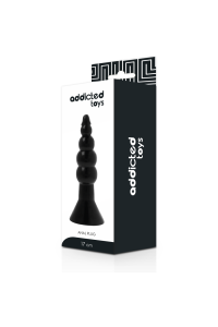 Plug anale 17 cm Nero Addicted Toys - foto 3 di 4