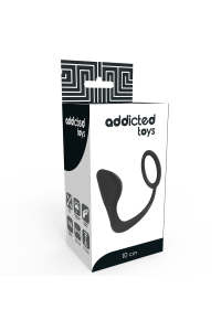Plug anale con anello per pene ADDICTED TOYS - foto 4 di 5