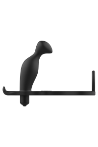 Plug anale con anello in silicone nero 12 cm ADDICTED TOYS - foto 3 di 7