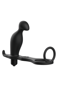 Plug anale con anello in silicone nero 12 cm ADDICTED TOYS - foto 4 di 7
