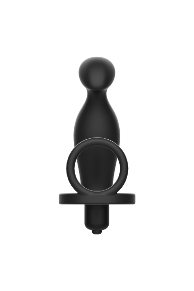 Plug anale con anello in silicone nero 12 cm ADDICTED TOYS - foto 5 di 7