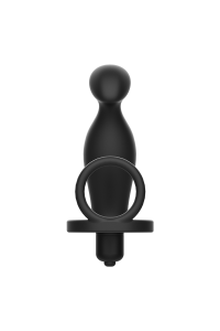 Plug anale con anello in silicone nero 12 cm ADDICTED TOYS - foto 5 di 7