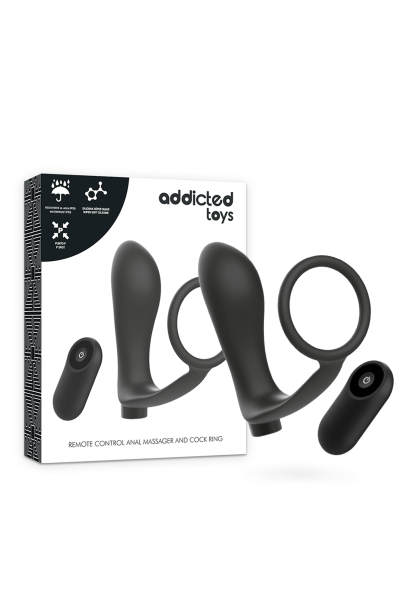 Anello per pene con telecomando e plug anale ADDICTED TOYS - foto 1 di 8