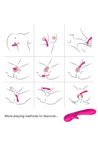 Vibratore ARMONY Romance con Stimolatore Fucsia - foto 2 di 5