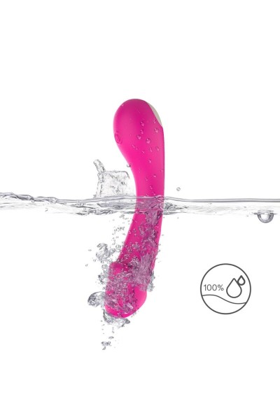 Dildo vibrante G-spot silicone fucsia ARMONY - foto 4 di 6