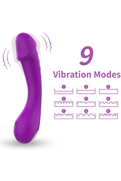 Dildo vibrante G-spot siliconeo Armony - foto 1 di 6