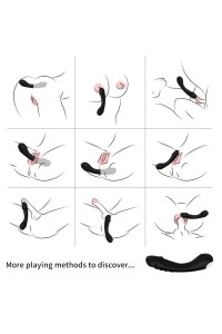 Dildo vibrante G-spot siliconeo - foto 2 di 6