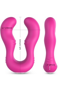 Vibratore ARMONY Seraph con doppio telecomando fucsia - foto 3 di 6