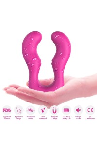 Vibratore ARMONY Seraph con doppio telecomando fucsia - foto 4 di 6