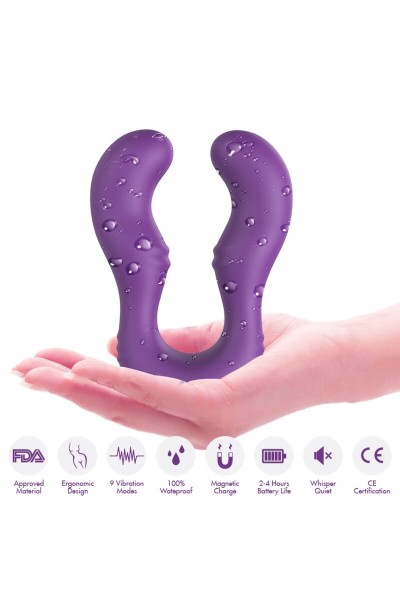 Vibratore ARMONY con doppio telecomando Viola - foto 4 di 6