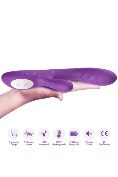 Vibratore ARMONY con effetto riscaldante Viola - foto 2 di 5