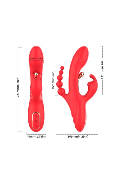 Vibratore stimolatore G-spot e clitoride ARMONY - foto 6 di 9