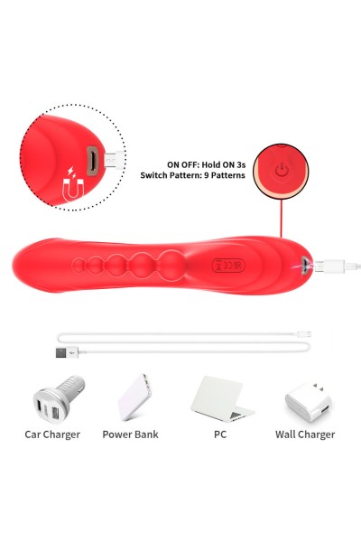 Vibratore stimolatore G-spot e clitoride ARMONY - foto 9 di 9