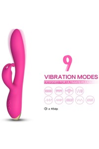 Vibratore rabbit fucsia ARMONY - foto 3 di 6
