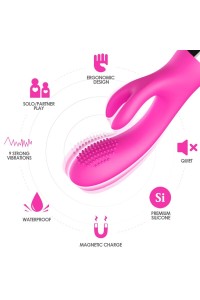 Vibratore Rabbit Fucsia ARMONY - foto 3 di 5
