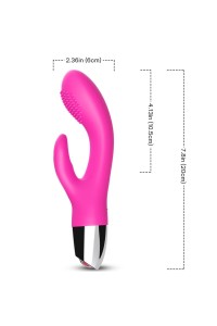 Vibratore Rabbit Fucsia ARMONY - foto 4 di 5