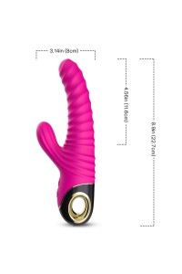 Vibratore silicone fucsia ARMONY - foto 1 di 5