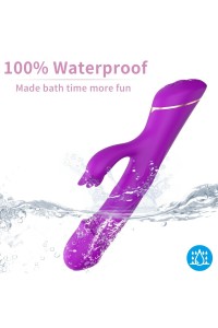 Dildo vibratore rabbit silicone viola ARMONY - foto 3 di 6