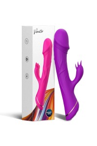 Dildo vibratore rabbit silicone viola ARMONY - foto 6 di 6