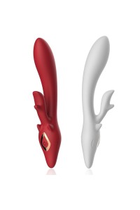Vibratore Rabbit Curved Rosso ARMONY - foto 4 di 5