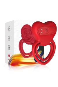 Anello vibrante ARMONY cuore rosso - foto 5 di 5
