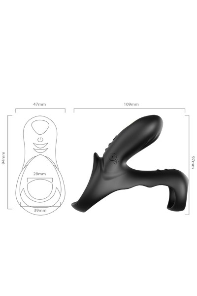 Anello vibrante doppio Armony per coppie - foto 4 di 5