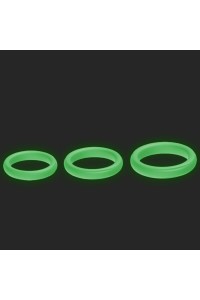 Anello per pene ARMONY - Triple Silicone Ring Luminous - foto 2 di 5