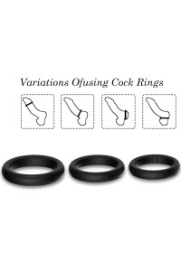 Anello per pene ARMONY - Triple Silicone Ring Luminous - foto 5 di 5