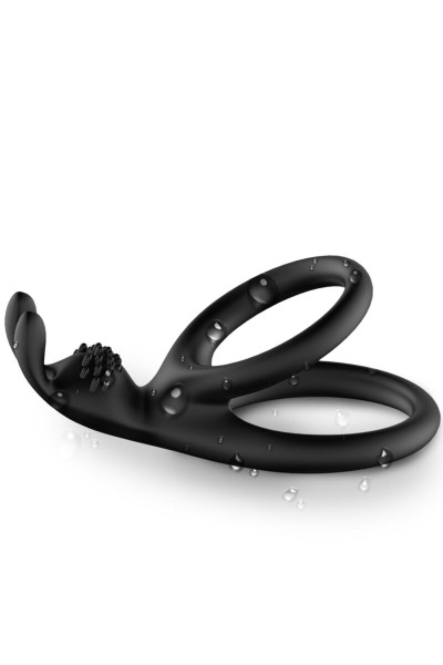 Anello per pene Armony Tensy Double Rabbit Nero - foto 1 di 4