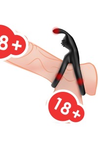 Anello per pene Armony Tensy Double Rabbit Nero - foto 4 di 4