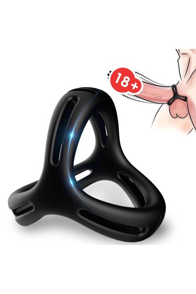 Anello per pene ARMONY X-RING MULTIPOSITION BLACK - foto 1 di 3
