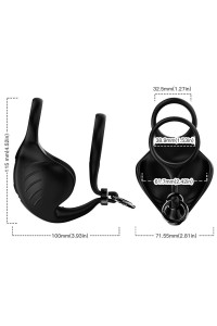 Anello vibrante scrotale ARMONY con telecomando - foto 3 di 5