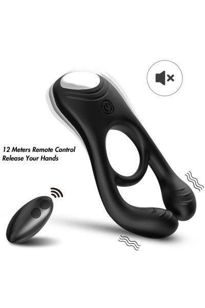 Anello vibrante doppio Armony Veyron per coppie con telecomando - foto 1 di 4