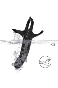 Dildo con anello e vibratore Nero ARMONY - foto 9 di 13