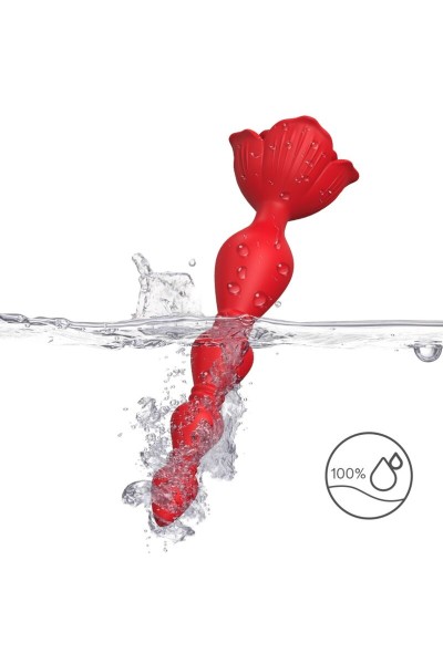 Vibratore Pagoda e Plug Anale Rosso ARMONY - foto 3 di 4