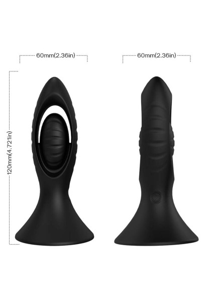 Vibratore e plug anale ARMONY - foto 4 di 5