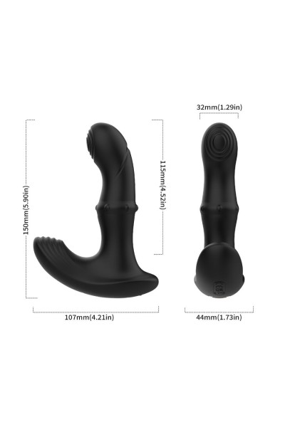 Vibratore anale per prostata ARMONY con telecomando - foto 6 di 10