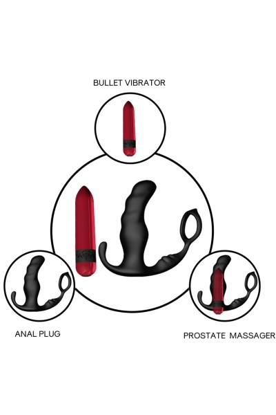 Vibratore anale prostata e anello ARMONY - foto 3 di 4