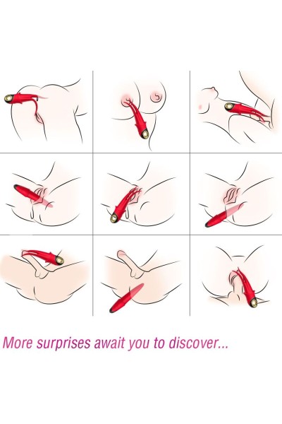 Vibratore doppio ARMONY - Shadow Teasing Rosso - foto 2 di 6