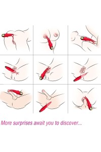 Vibratore doppio ARMONY - Shadow Teasing Rosso - foto 2 di 6
