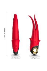 Vibratore doppio ARMONY - Shadow Teasing Rosso - foto 3 di 6