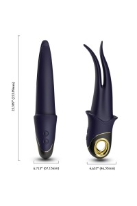Vibratore doppio ARMONY - Shadow Teasing Blu - foto 4 di 6