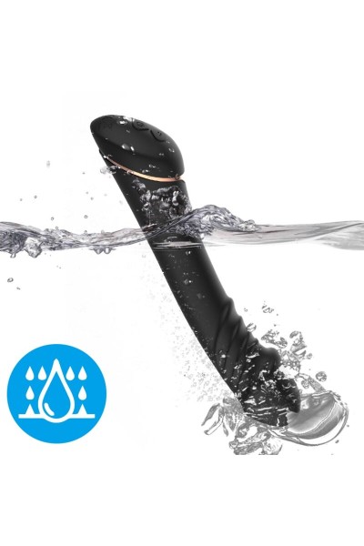 Dildo vibrante in silicone Nero ARMONY - foto 3 di 4