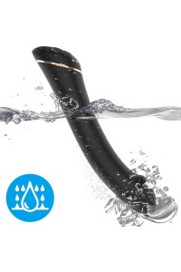 Vibratore ARMONY testa piatta silicone nero - foto 2 di 4