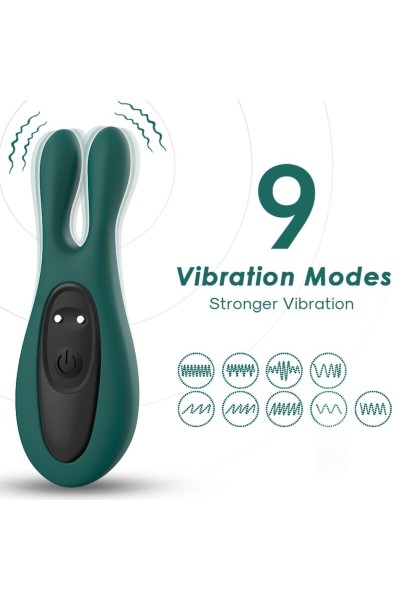 Stimolatore e vibratore rabbit Verde ARMONY - foto 1 di 5