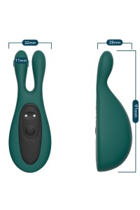 Stimolatore e vibratore rabbit Verde ARMONY - foto 4 di 5